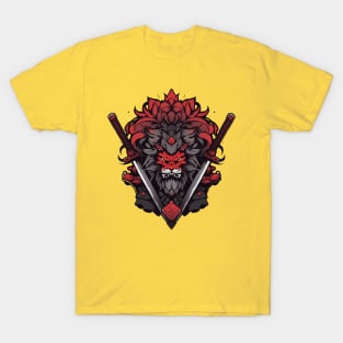 samurai lion T-Shirt